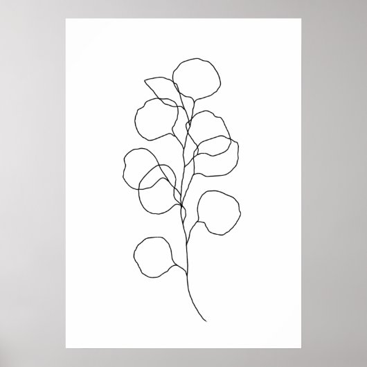 Poster Euc Feuilles 2 (Devant)