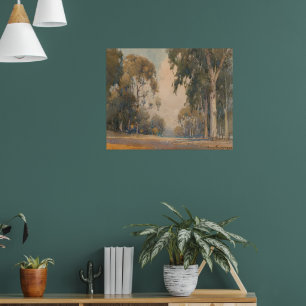 Poster Eucalyptus (1922) - Délicat Aquarelle Botanique