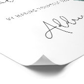 Poster Eucalyptus - Aidez la mariée occupée Adresse Poste (Coin)