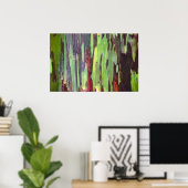 Poster Eucalyptus arc-en-ciel 1 (Bureau à domicile)