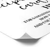 Poster Eucalyptus avec l'or Laisser votre carte de recett (Coin)