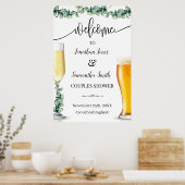 Poster Eucalyptus Bienvenue Couples Douche Bubbles & Brew (Cuisine)