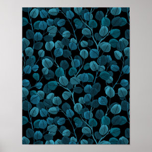 Poster eucalyptus_blue