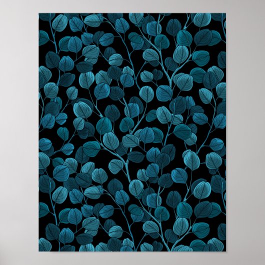 Poster eucalyptus_blue (Devant)