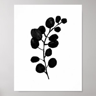 Poster Eucalyptus Botanique Plante Aquarelle Peinture