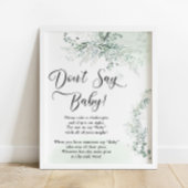 Poster Eucalyptus Botanique Sage Green Taco Bar