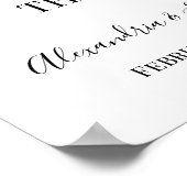 Poster Éucalyptus Choisir un siège pas un Mariage latéral (Coin)