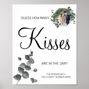 Poster Eucalyptus Combien de baisers Panneau de jeu de ba