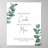 Poster Eucalyptus - Fête des mariées Devine combien de li (Devant)