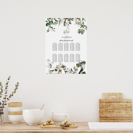Poster Eucalyptus Feuille Mariage de verdure (Cuisine)