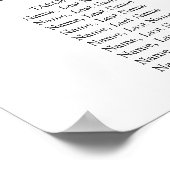 Poster Eucalyptus Floral 15 Tables Mariage CHART DE SIÈGE (Coin)