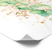 Poster Eucalyptus Foliage Garland Gold Balloon Faveurs (Coin)