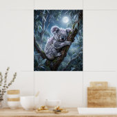 Poster Eucalyptus Glow Crystal Koala (Cuisine)
