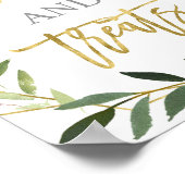 Poster Eucalyptus Gourmets et gâteries signe (Coin)