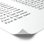 Poster Eucalyptus Green Foliage Mariage Sièges (Coin)