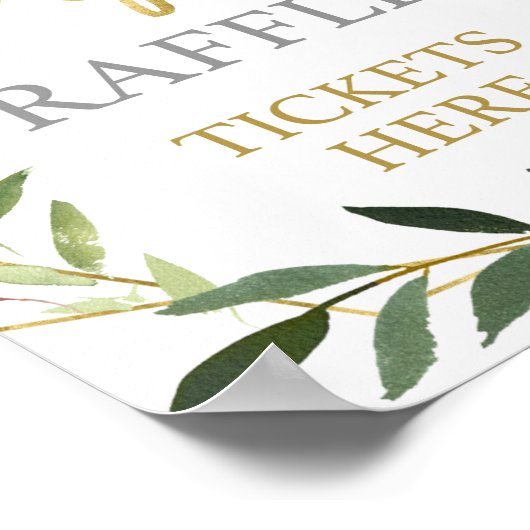 Poster Eucalyptus Grille de verdure (Coin)