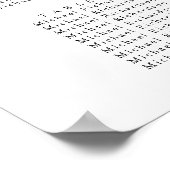 Poster Eucalyptus Jardin Mariage 20 Table Seating Charts (Coin)