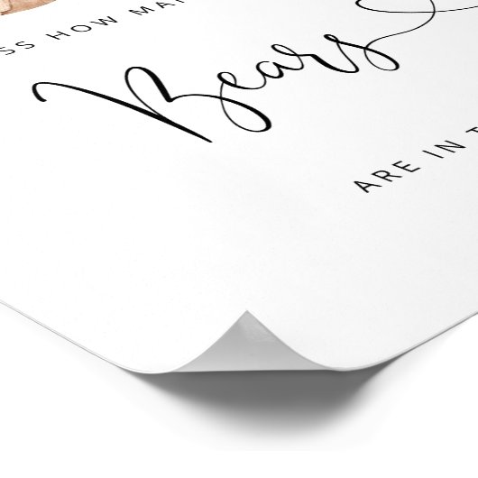 Poster Eucalyptus jumeaux devinez combien de nounours (Coin)