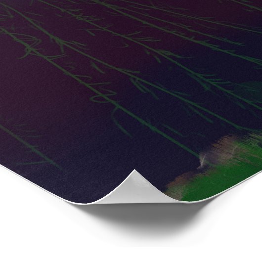 Poster Eucalyptus Midnight Poster, impressionist art. (Coin)