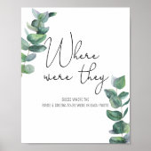 Poster Eucalyptus - Où Étaient-Ils ? (Devant)