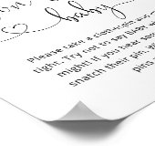 Poster Eucalyptus ours Ne pas dire jeu de baby shower (Coin)