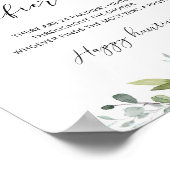 Poster Eucalyptus Pacifier chasse jeu de baby shower (Coin)