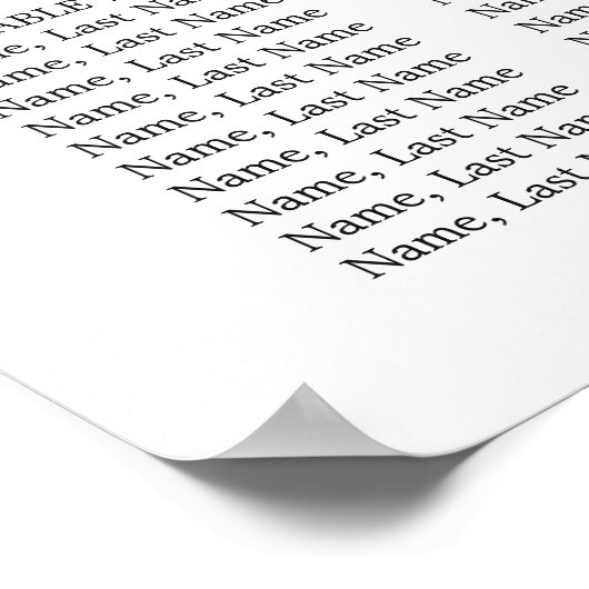 Poster Eucalyptus & Rose 12 Tables Mariage CHART DE SIÈGE (Coin)