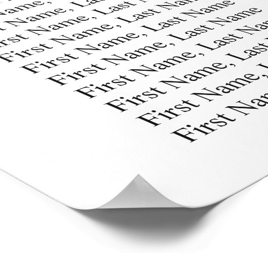 Poster Eucalyptus & Rose 16 Tables Mariage CHART DE SIÈGE (Coin)