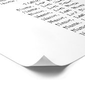 Poster Eucalyptus & Rose 8 Tables Mariage CHART DE SIÈGE (Coin)