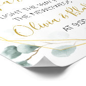 Poster Eucalyptus Them Sparkler Envoyer l'indicateur (Coin)