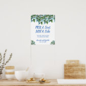 Poster Eucalyptus Verdure Choisissez un Siège pas un Camp (Cuisine)