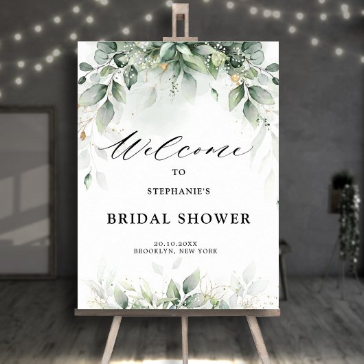 Poster Eucalyptus Verdure Gum Mariage Accueil