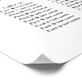 Poster Eucalyptus Vert Mariage simple (Coin)