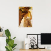 Poster Eucharis - Fille avec un panier de fruits de Leigh (Bureau à domicile)
