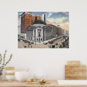 Poster Euclid Ave, Cleveland, 1916 Vintage (Cuisine)