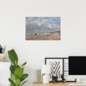 Poster Eugene Boudin - La Plage de Deauville (Bureau à domicile)