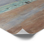 Poster Eugene Boudin - La plage de Deauville (Coin)