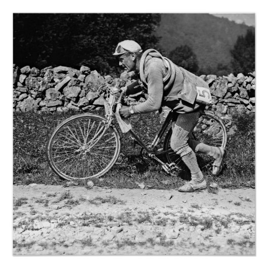 Poster Eugene Christophe Tour de France 1922 Aubisque (Devant)
