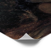 Poster Eugene Delacroix Bouquet Vintage de fleurs (Coin)