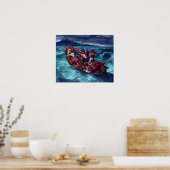 Poster Eugène Delacroix Christ endormi pendant la tempête (Cuisine)