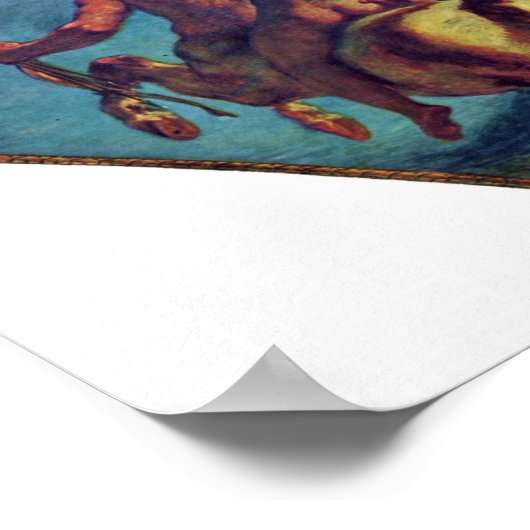 Poster Eugene Delacroix - Éducation d'Achille (Coin)