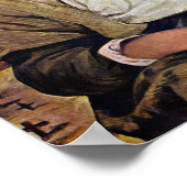 Poster Eugene Delacroix - Enfant orphelin dans le cimetiè (Coin)