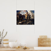 Poster Eugène Delacroix La Liberté guidant le peuple Paro (Cuisine)