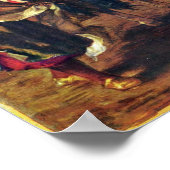 Poster Eugene Delacroix - Le Sultan du Maroc (Coin)