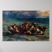 Poster Eugene Delacroix - L'épave de Don Juan (Devant)