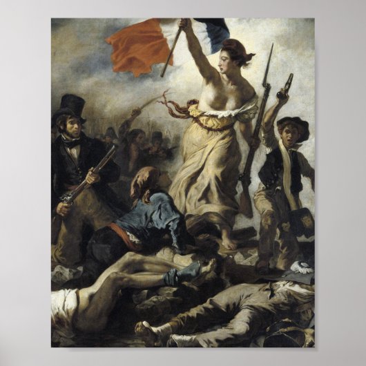 Poster Eugene Delacroix - Liberté à la tête du peuple (Devant)
