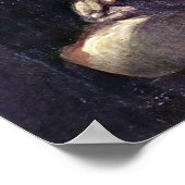 Poster Eugene Delacroix - Portrait de George Sand (Coin)