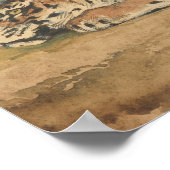 Poster Eugene Delacroix - Royal Tiger (Coin)