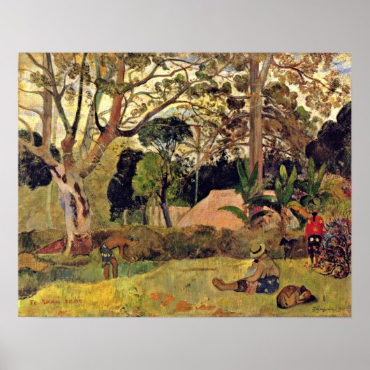 Poster Eugene H Paul Gauguin - Le grand arbre (Devant)