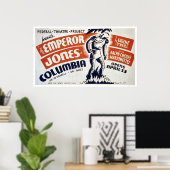 Poster Eugene ONeill Emperor 1937 WPA (Bureau à domicile)